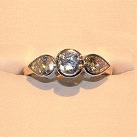 A bezel setting
