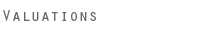 Valuations